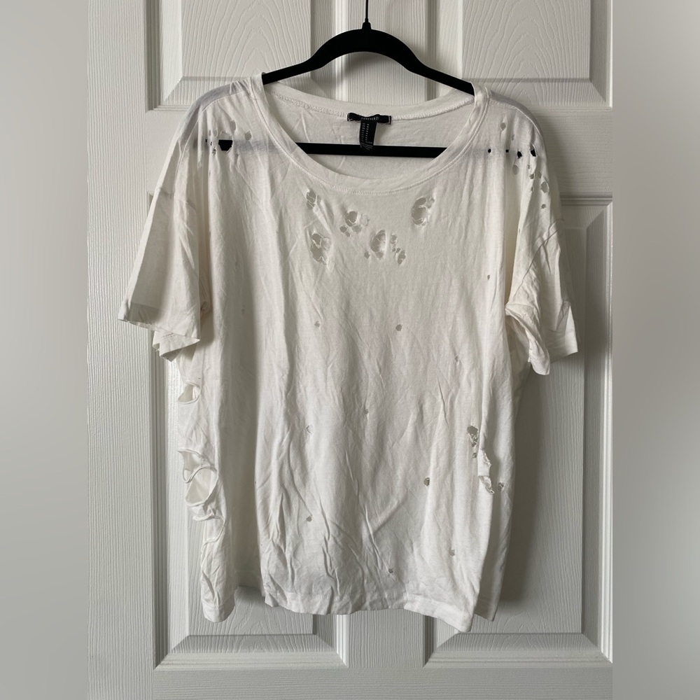Forever 21 distressed tee